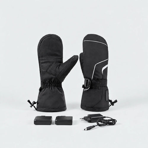 Alpenwarm beheizte Fäustlinge mit zwei Akkus und Ladegerät