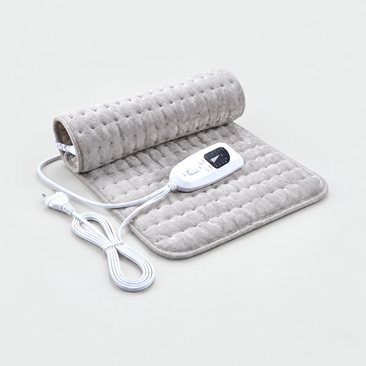 Alpenwarm Heizdecke in Grau mit Handschalter
